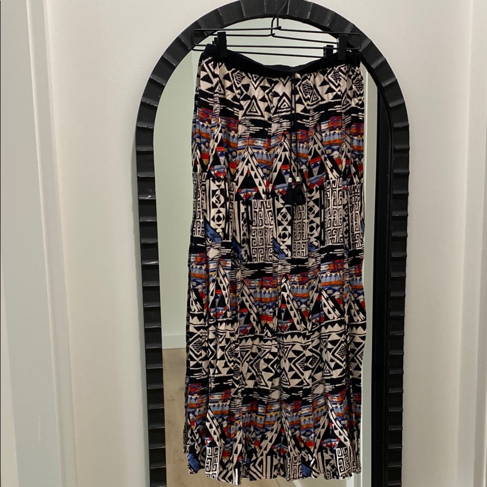 Geometric Tribal Maxi Skirt